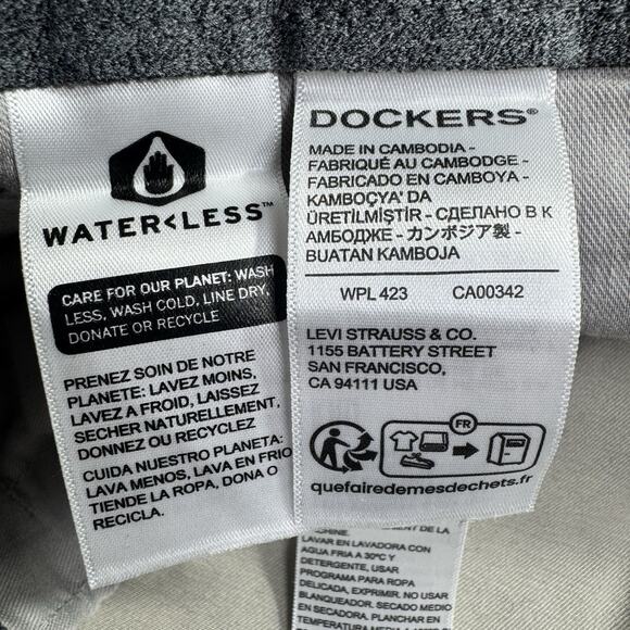 Dockers Workday Khaki Classic Fit Smart 360 Flex Men's Size 36x29 Beige - Picture 7 of 11